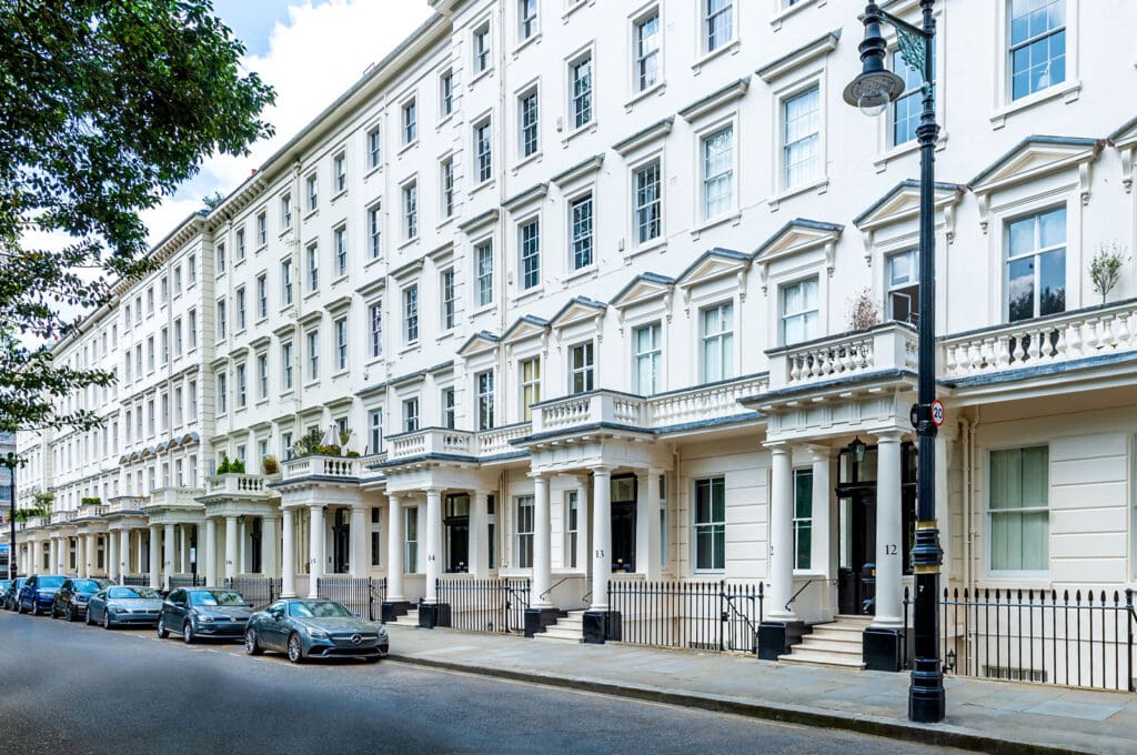 Exterior Restoration in Warwick Square, Central London