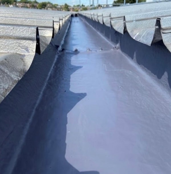 metal roofing box gutter lining greater london